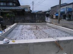 基礎工事・養生