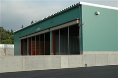 木材チップ置場